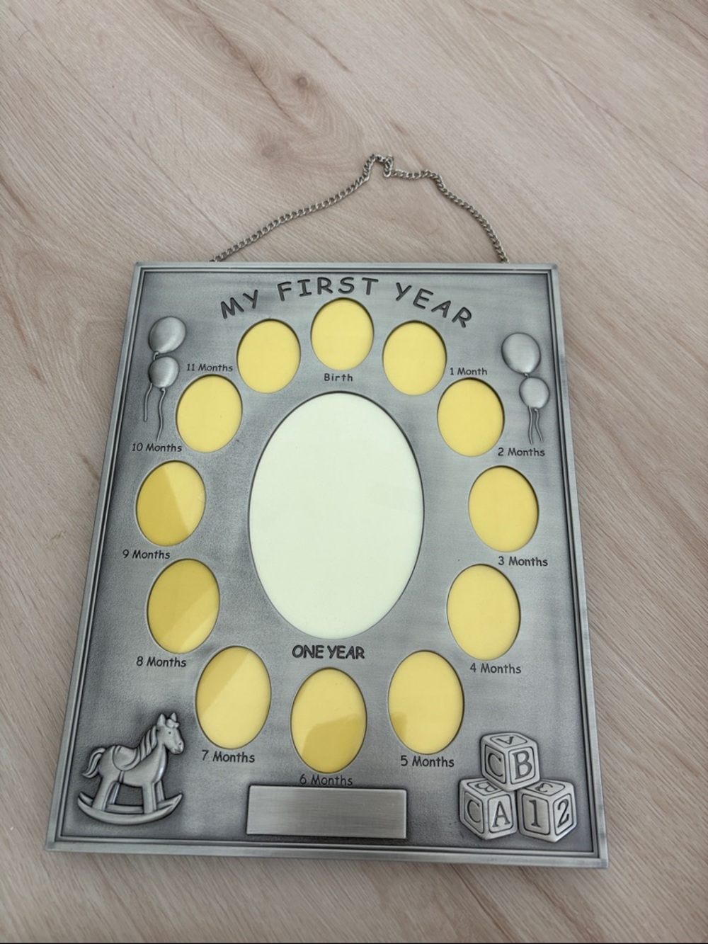 My First Year Baby Photo Frame